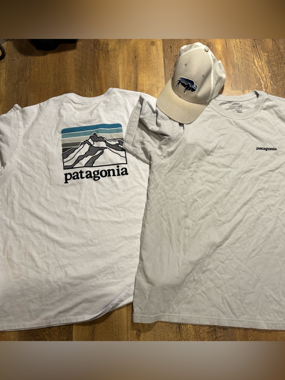 Patagonia T-Shirts (2) - White - Patagonia T-Shirts (2) - White - Graphic & Logo